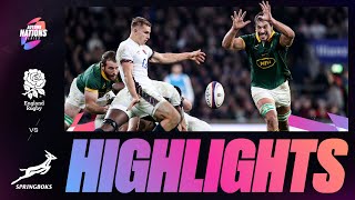 HIGHLIGHTS  ENGLAND V SOUTH AFRICA  AUTUMN NATIONS SERIES [upl. by Yllah]