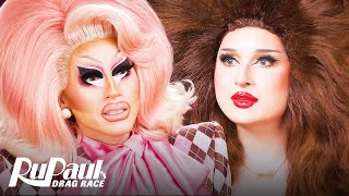 The Pit Stop S16 E05 🏁 Trixie Mattel amp Maddy Morphosis At Last  RuPaul’s Drag Race S16 [upl. by Yebot]