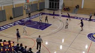 Cushing Academy vs Winchendon School Boys Varsity Basketball [upl. by Drahcir]