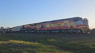 9775V SSR SG empty grain Melbourne to Ouyen 1735 14924 Ararat Junction VIC [upl. by Yrogreg]