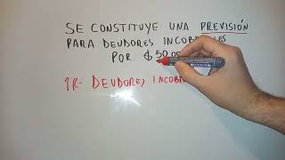 Constitución Previsión para Créditos Incobrables [upl. by Pasol]