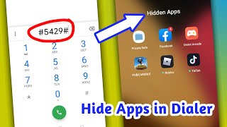 How To Hide Apps In Dialer In Realme Oppo Vivo Redmi amp Samsung Phones🔥 [upl. by Ahseikram671]