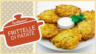 FRITTELLE DI PATATE  ROSTI  Potato Pancakes sub eng [upl. by Ydaf]