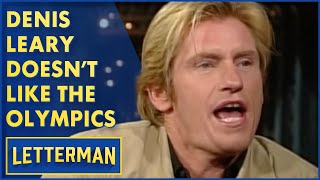 Denis Leary Has A Big Problem With The Olympics  Letterman [upl. by Buckler426]