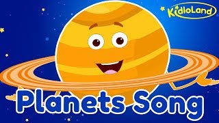 Educational Planets Song  Super Catchy Planets Song  Sun Earth Solar System Song  KidloLand [upl. by Juster]