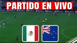 MEXICO GOLEA A NUEVA ZELANDA EN AMISTOSO INTERNACIONAL  recreacion🎮 [upl. by Elleivap]