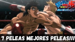 HAJIME NO IPPO LAS 7 MEJORES PELEAS [upl. by Chitkara]