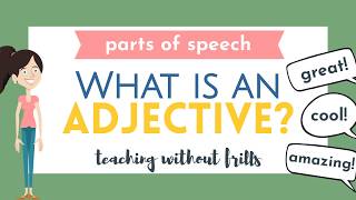 Parts of Speech for Kids What is an Adjective [upl. by Tanberg]