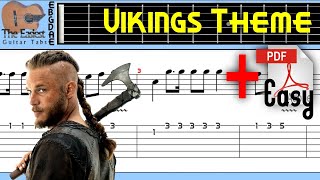 Vikings Theme  If I Had A Heart Guitar Tab [upl. by Gunning]