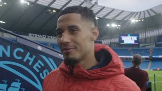 William Saliba Post Match Interview  Manchester City 00 Arsenal [upl. by Goldberg]