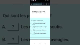 QCM 🔥 du chapitre 5 de la boîte à merveilles 1 bac [upl. by Wistrup]