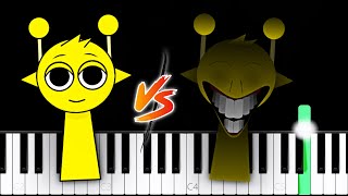 12 Incredibox Sprunki Themes Normal vs Horror ▶ Piano Tutorial [upl. by Namien]