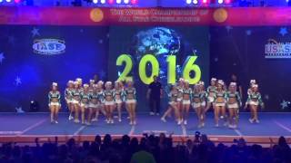 CheerSport Great White Sharks Worlds 2016 SemiFinals [upl. by Vaenfila200]