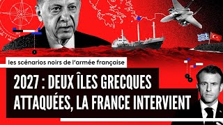 2027  Erdogan attaque deux îles grecques la France intervient [upl. by Gnoix]