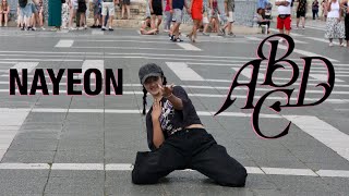 KPOP IN PUBLIC  Random Dance NAYEON  ABCD  Dance Cover by Marina  Budapest Hungary [upl. by Lorena842]