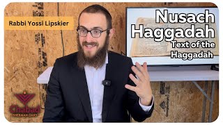 Rambam Nusach Haggadah  Text of the Haggadah • Rabbi Yossi Lipskier [upl. by Naliorf]