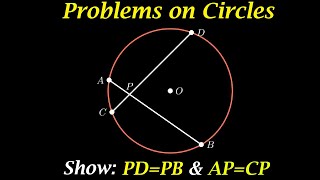 Q2 Ex104NcertIf two equal chords of a circle intersect within the circle prove that the Class9 [upl. by Alimaj]