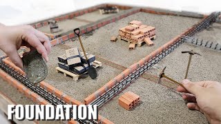 HOW TO MAKE THE FOUNDATIONS OF A HOME STEP BY STEP [upl. by Ijneb]