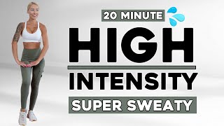 20 MIN CARDIO KILLER HIIT WORKOUT  Tabata Full Body  Fun amp High Intensity  To The Beat [upl. by Anivid404]