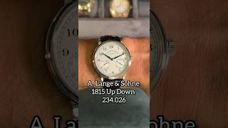 A Lange amp Sohne 1815 Up Down 234026  Movement Monday timetells timetellswatches shorts [upl. by Matty]