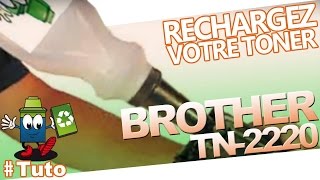 TN2220 Brother Toner  Recharger Facilement Le Toner [upl. by Fredra]