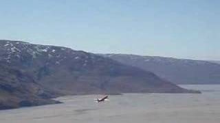 Air Greenland Airbus A330 takeoff Kangerlussuaq [upl. by Wilt]