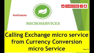 Step 19 Calling Exchange Micro Service from Currency Conversion Service [upl. by Hera]