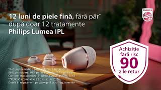 Scapă de grija epilării 12 luni cu epilatorul IPL Philips Lumea [upl. by Erdnoed234]