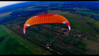 Полет на парамоторах Sky Paragliders ZBlade Scout Sky Country Аэростат [upl. by Gonick43]