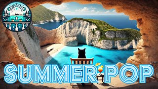 Navagio beach Greece Summer  BGM POP Relaxing Summer Vibes [upl. by Gonzalez601]