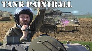 Paintballing in tanks [upl. by Eedolem801]