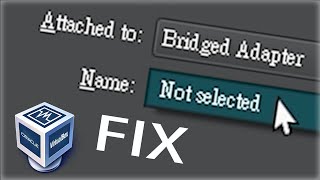 VirtualBox Bridge Adapter Not Found Fix [upl. by Ydnim]
