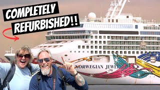 BOARDING NORWEGIAN JEWEL What Do We Think Of This Refurbished Ship [upl. by Atilamrac]