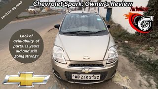 Chevrolet Spark Owners Review  Surviving Discontinuation in India [upl. by Akena]