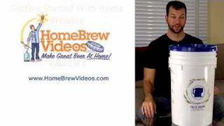 Home Brew Fermenters Guide 1 of 3  Plastic Bucket Homebrew Fermenter For Homebrewing [upl. by Uhsoj]