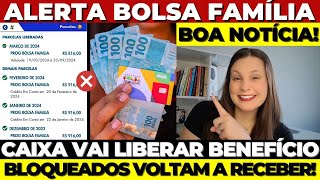 🚨0304 BOLSA FAMÍLIA BLOQUEADO CAIXA ERROU E VAI DESBLOQUEAR OS PAGAMENTOS QUEM SERÁ DESBLOQUEADO [upl. by Sumetra]