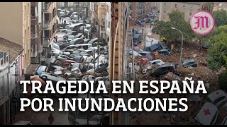 Dejan inundaciones en España al menos 95 personas sin vida [upl. by Nueoht]