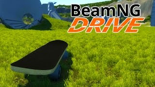 BeamNGDrive 3  GIANT SKATEBOARD [upl. by Isolde372]