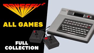 Magnavox Odyssey 2  All Games Full Collection [upl. by Anileuqcaj784]