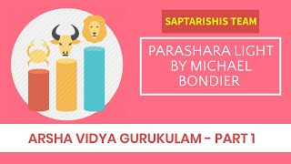 Parashara Light By Michael Bondier  Arsha Vidya Gurukulam  Part 1 [upl. by Jan]