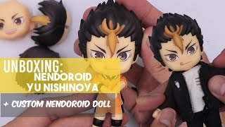 Unboxing Nendoroid 592  Custom Nendoroid Doll Yu Nishinoya [upl. by Gib]