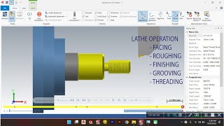 Mastercam Tutorial  CNC Turning  Lathe Program  MasterCam 2023  cnclathe lathe cnc mastercam [upl. by Tahmosh90]