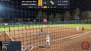 Athletics Mercado Lazenby 2011 vs Softball Country Vision 14U 20241116 [upl. by Aiksas]