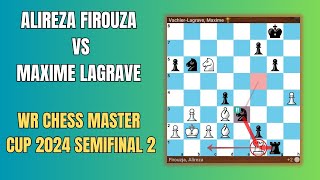 quotFirouzja vs VachierLagrave Brutal Sicilian Battle at WR Chess Masters 2024quot chess chessgame [upl. by Yentruoc]