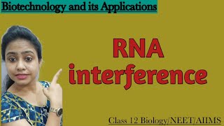 Mechanism of RNA Interference  Biotechnology and its Applications  Biology  Khan Academy [upl. by Sarad898]