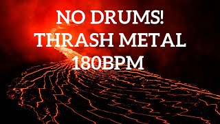 No Drums Thrash Metal Backing Track 180bpm [upl. by Field]