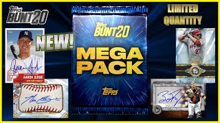 Topps Bunt NEW Mega Packs Limited Edition Digital Baseball Cards I Opened Up 100 Packs [upl. by Iey]