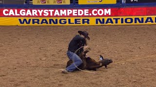 National Finals Rodeo Tie Down Roping Highlights from 2022 [upl. by Namsu]