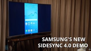 Samsungs new SideSync 40 demo [upl. by Eibbob]