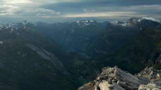 Dalsnibba Viewpoint 1500 meters above sea level [upl. by Eenaffit]